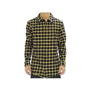  Nomis 3 Color Gingham Shirt (Dark Purps/Solar) Medium 