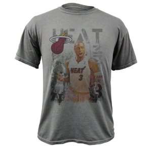 Dwyane Wade Miami Heat Titanium Caged Player Soft Hand Pigment Dyed 