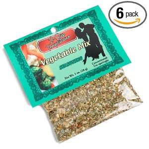 Step Temptations Vegetable Mix Seasoning, 1 Ounce Package (Pack of 6 