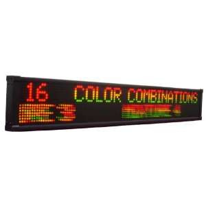 Line Multi Color LED Moving Message Board, 16 x 128 LED Matrix. A 