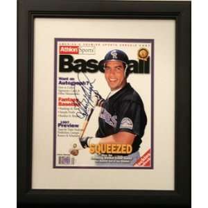   Galarraga Autographed Framed ActionSports Cover