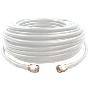 50 feet of LMR400 Ultra Low Loss Coax Cable *White Color* with N Male 