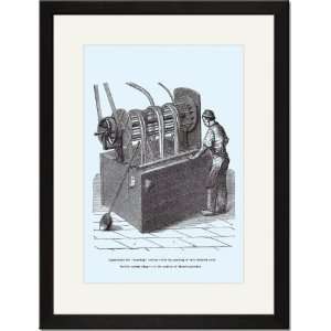   /Matted Print 17x23, An Apparatus for Souring Cotton