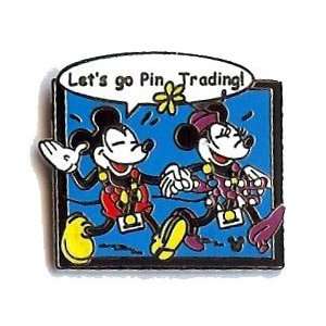  Mickey and Minnie Comic Strip Pin 
