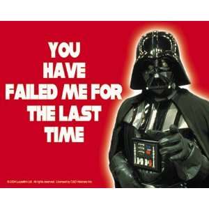  Star Wars Darth Vader You ve Failed Me Sticker S SW 0024 
