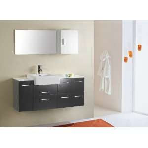  Mary Mary Quite Contemporary (single) 56.25 Inch Vanity w 