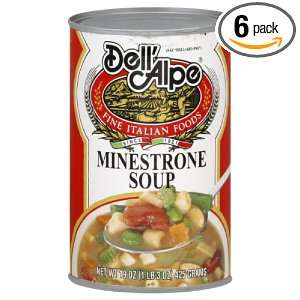 Dell Alpe Minestrone Soup, 19 Ounce Grocery & Gourmet Food