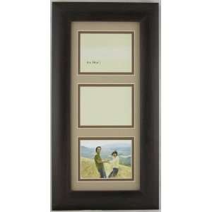  6x14 / Picture frame (12) 6x14 walnut with matting  glass 