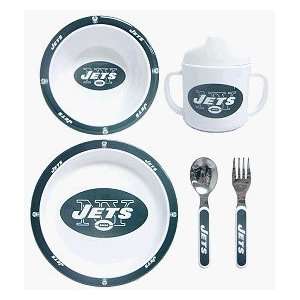  New York Jets 5 Piece Childrens Dinner Set Sports 