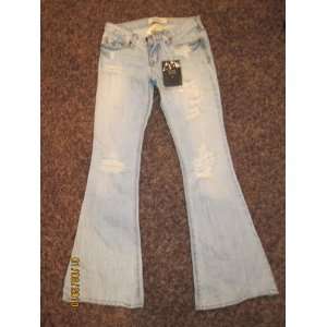  Abercrombie Girls Distressed Jeans Size 12 Slim 