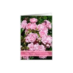  Pink Floral Birthday Granddaughter Card Toys & Games