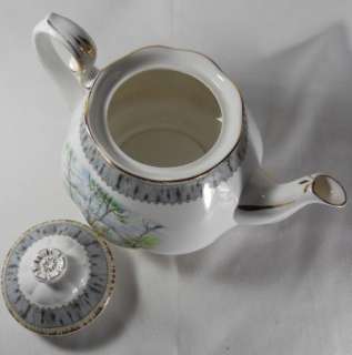 Royal Albert Silver Birch Tea Pot with Lid  