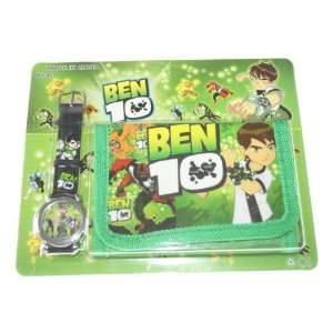  Ben 10 Wallet & Watch Set , Great Gift idea for Children 