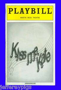 Playbill + Kiss Me, Kate + Carolee Carmello  