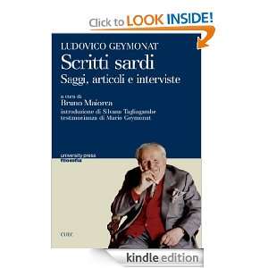 Scritti sardi (Italian Edition) Ludovico Geymonat  Kindle 