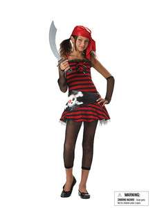 PIRATE CUTIE tween girls costume halloween XL  