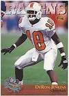 RAVENS TENNESSEE DeRon Jenkins 1997 Visions AUTOGRAPH  