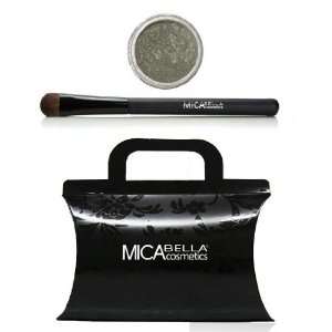 Micabella Mineral Eye Shadows #93 Reluctance + Oval Eye Brush + Box 