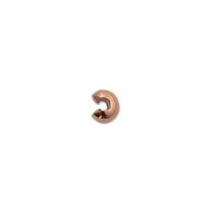   3mm Copper Plated Crimp Bead Cover (144) 35131 Arts, Crafts & Sewing