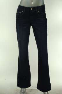 INC Misses 6 Pants Jeans Boot Cut Regular Fit Dark Blue Denim  