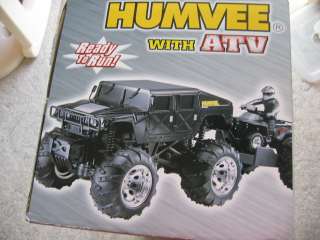 NEW RADIO CONTROL HUMVEE HUMMER W/ ATV & TRAILER  