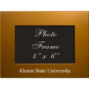  Alcorn State University   4x6 Brushed Metal Picture Frame 