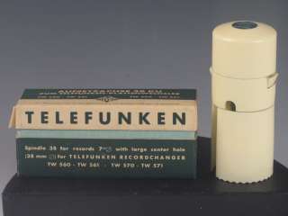 Vintage Telefunken Adapter Spindle 38 KU  
