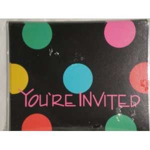  Polka Dot Yourre Invited Party Invitations, 8 Count 