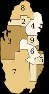 Before 2004, Qatar was divided into ten municipalities (Arabic 
