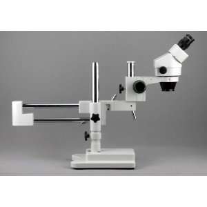  3.5 45x Binocular Stereo Zoom Microscope +3D Boom Stand 