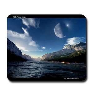  3D CG Mousepad, Image Entitled Stream Or First 