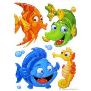   Baby Room 3D Fish Under the Sea Wall Mural Sticker