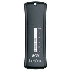  Lexar Media 8GB JumpDrive Secure II Plus USB 2.0 Flash 