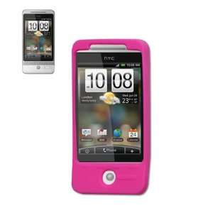   Silicone Protector Skin Cover Case for HTC Hero Google 3   Hot Pink