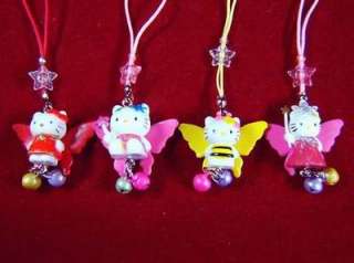 12 Angel Hello Kitty cell phone strap AHK0109 wholesale  