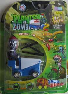 3in1 #8801 Zomboni PVZ Plants vs Zombies Game Figure Pull Back Car 