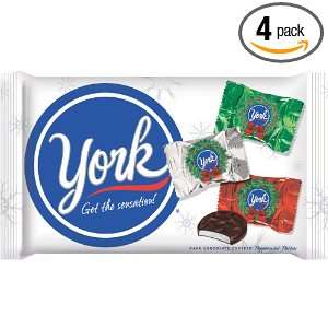 York Holiday Peppermint Patties, 8.5 Ounce Bags (Pack of 4)  
