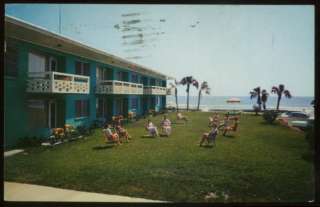 011011 BEAU RIVAGE MOTEL DAYTONA BEACH FL POSTCARD 1958  