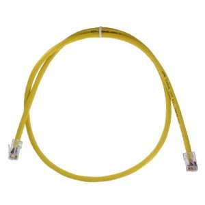  Leviton 6LHOM 3Y Home 6 Patch Cable, 3 Foot, Yellow