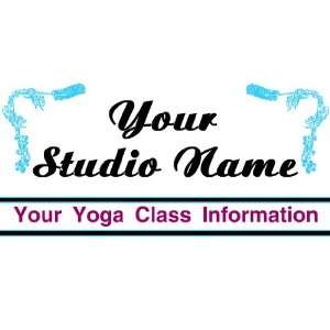  3x6 Vinyl Banner   Yoga Class Information 