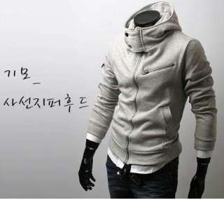 Mens Multi Zips Fashion Korean Style Hoodie Jacket 1806  