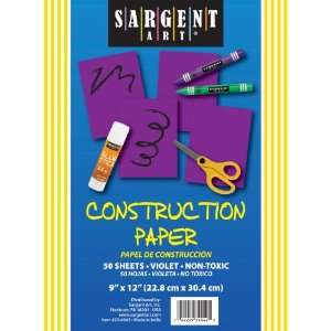  Sargent Art 23 4042 50 Count Violet Construction Paper 