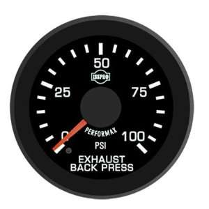    ISSPRO EV 2 Exhaust Back Pressure Gauge 0 40PSI Automotive