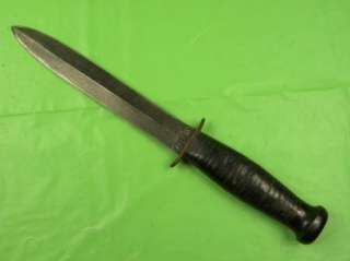 RARE US WW2 CASE USA Stiletto Fighting Knife Dagger  