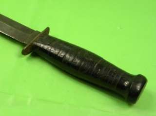 RARE US WW2 CASE USA Stiletto Fighting Knife Dagger  