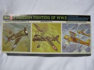revell H 678130 3 freedom fighters of WW2 1/72 1967  