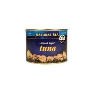  Natural Sea Yellowfin Chunk Light Tuna Salt ( 6 x 66.5 OZ 