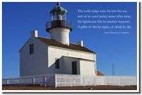 Henry Wadsworth Longfellow POET Lighthouse Poem POSTER  