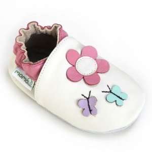  Momo Baby 4B1 382041 WHT Soft Sole Baby Shoe Baby