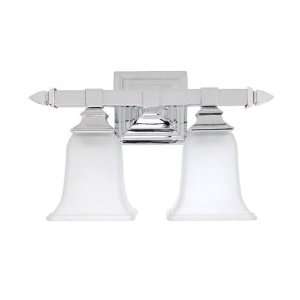 Capital Lighting 1062CH 142 2 Light Vanity Fixture, Chrome Finish with 